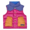 Recycled Polyester Colourblock Puffer Vest Pink Patagonia Fashion Baby, Children