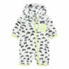 Recycled Polyester Furry Jumpsuit White Patagonia Fashion Baby, Children