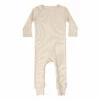 Rein Organic Cotton Ribbed Pyjamas Beige Minimalisma Fashion Baby