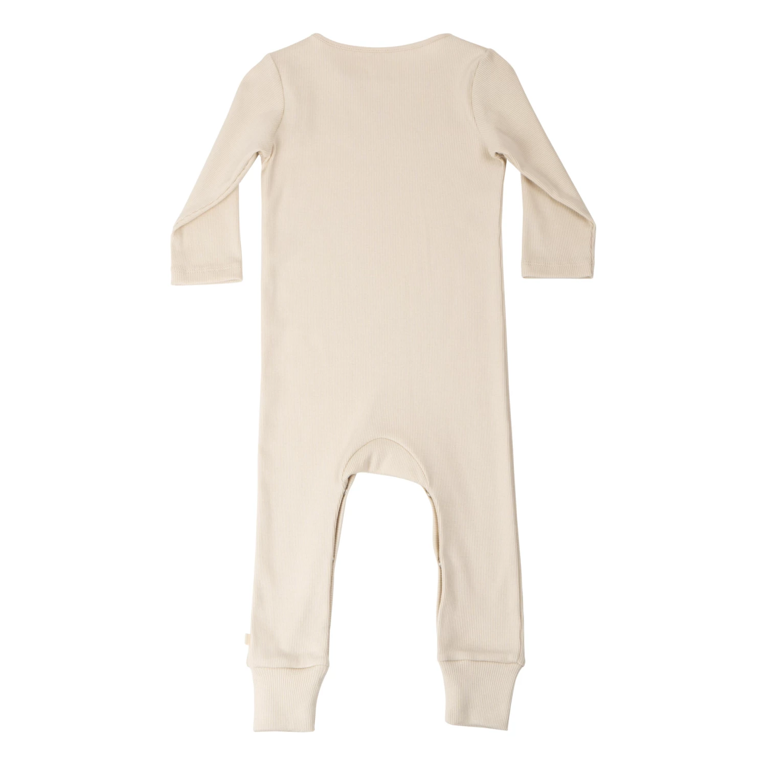 Rein Organic Cotton Ribbed Pyjamas Beige Minimalisma Fashion Baby 5 Rein Organic Cotton Ribbed Pyjamas Beige Minimalisma Fashion Baby - Image 5