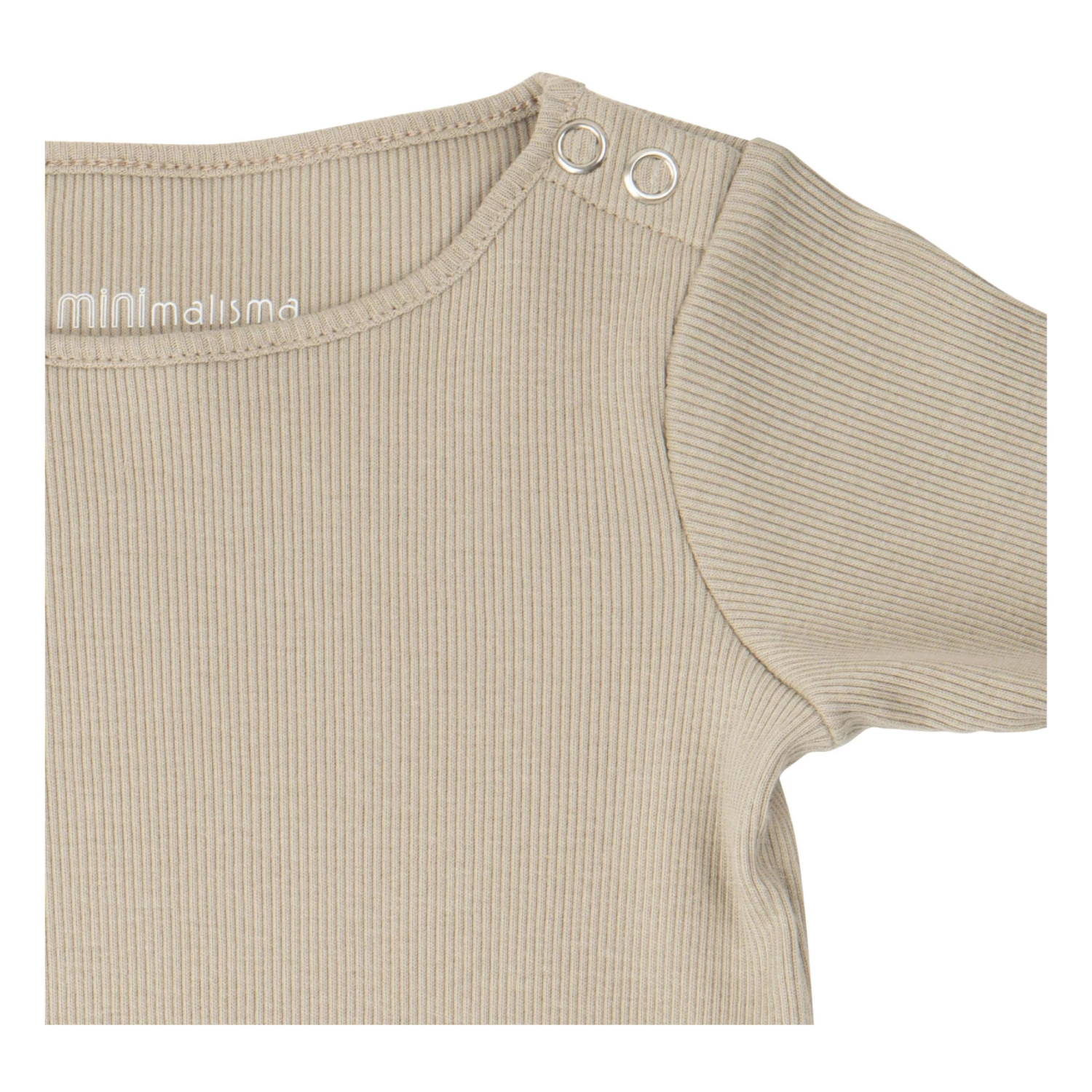 Rein Organic Cotton Ribbed Pyjamas Olive green Minimalisma Fashion Baby 3 Rein Organic Cotton Ribbed Pyjamas Olive green Minimalisma Fashion Baby - Image 3