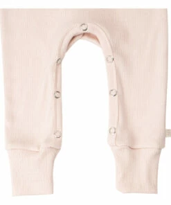 Rein Organic Cotton Ribbed Pyjamas Pale pink Minimalisma Fashion Baby -Baby Tops Elegant Store rein organic cotton ribbed pyjamas pale pink minimalisma fashion baby 3