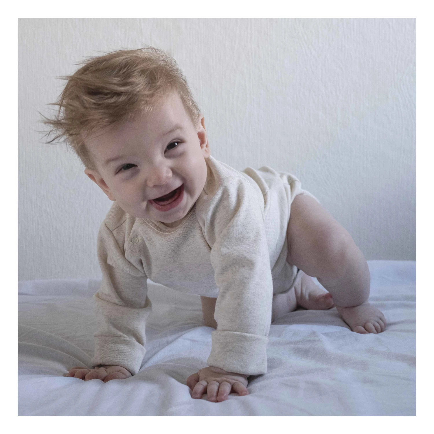 Ren Anti-Bacterial Organic Cotton Playsuit Taupe brown Minimalisma Fashion Baby, Children 2 Ren Anti-Bacterial Organic Cotton Playsuit Taupe brown Minimalisma Fashion Baby, Children - Image 2