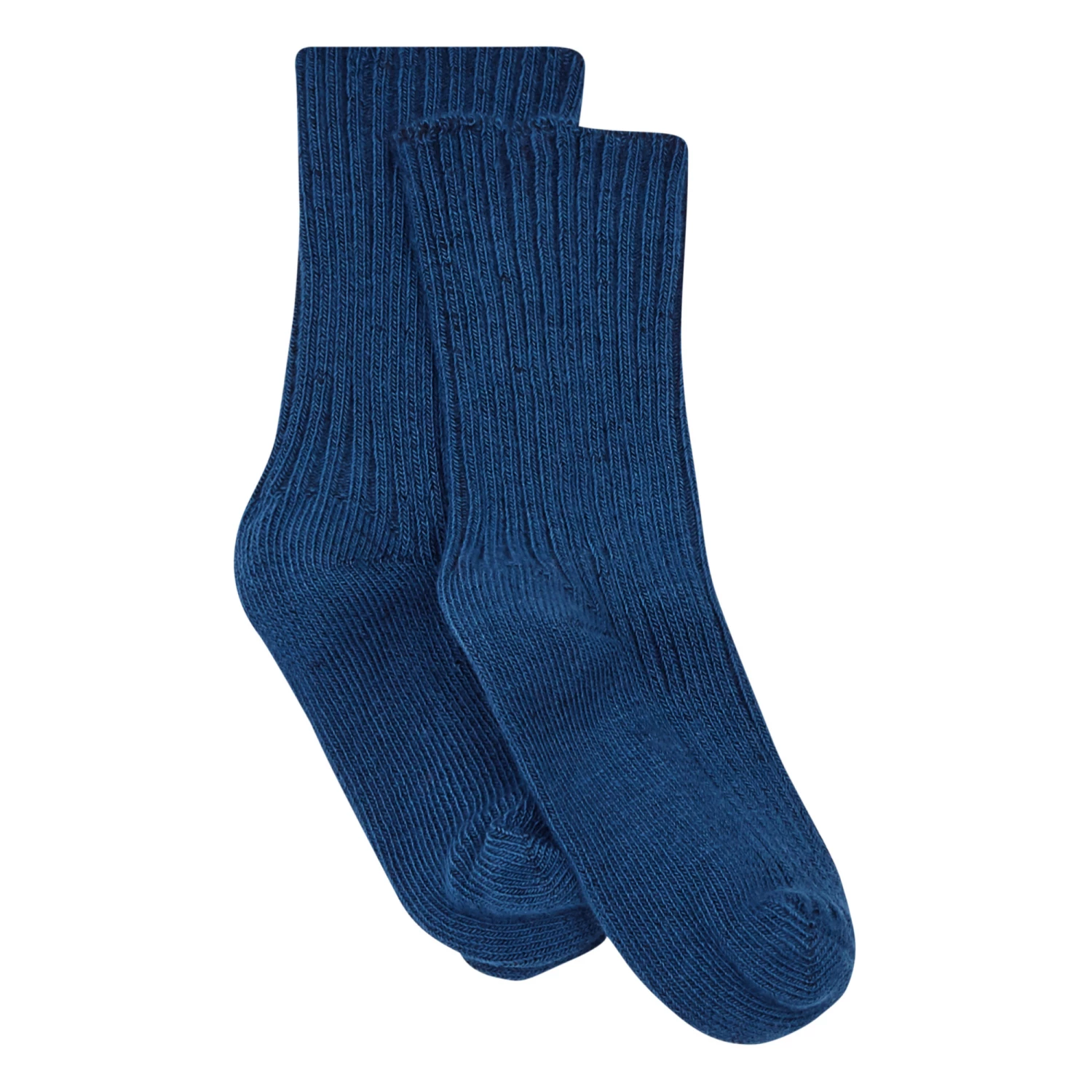 Ribbed Baby Socks Peacock blue Bonton Fashion Baby 1 Ribbed Baby Socks Peacock blue Bonton Fashion Baby