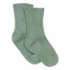 Ribbed Socks Green Bonton Fashion Teen, Baby, Children