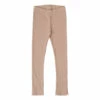 Ribs Organic Cotton Ribbed Leggings Brown Minimalisma Fashion Baby, Children