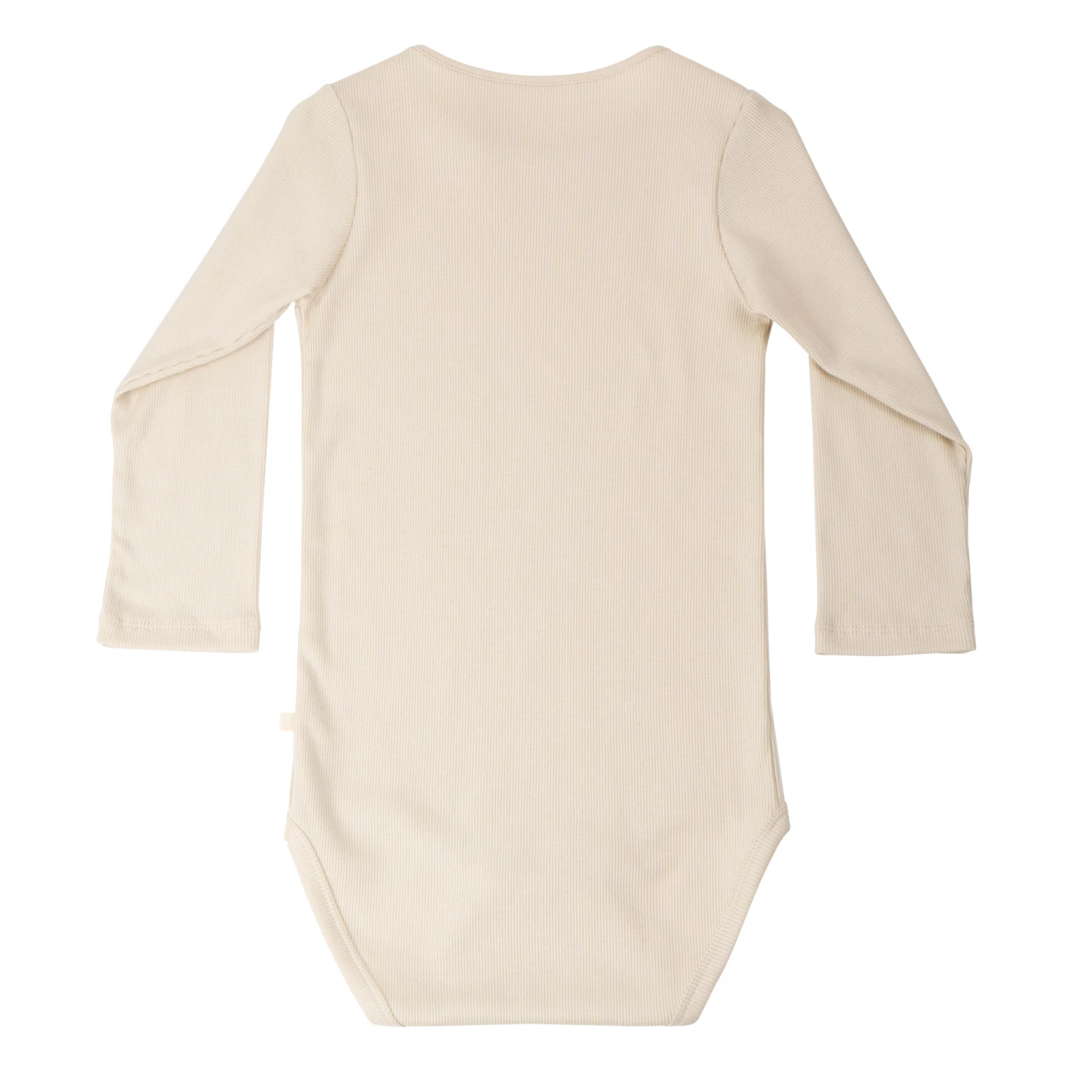 Roa Organic Cotton Ribbed Babygrow Beige Minimalisma Fashion Baby 3 Roa Organic Cotton Ribbed Babygrow Beige Minimalisma Fashion Baby - Image 3