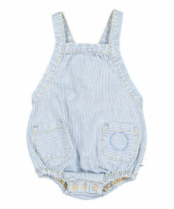 Romper Denim blue Piupiuchick Fashion Baby
