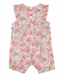 Romper - Liberty Capsule - Pink Tartine et Chocolat Fashion Baby 5 Romper - Liberty Capsule - Pink Tartine et Chocolat Fashion Baby -Baby Tops Elegant Store romper liberty capsule pink tartine et chocolat fashion baby 2