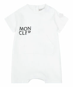 Romper White Moncler Fashion Baby