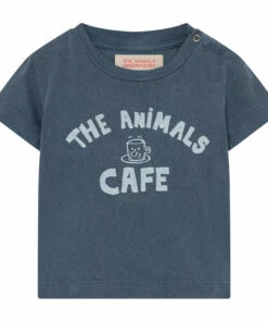 Rooster Café T-Shirt Navy blue The Animals Observatory Fashion Teen, Baby, Children