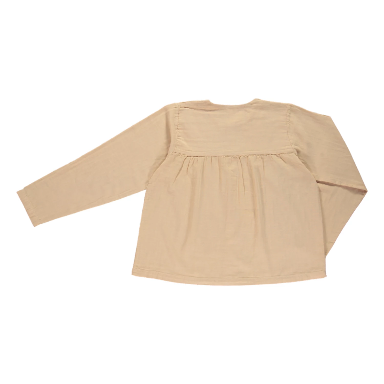 Rosemary Double Organic Cotton Muslin Blouse Pink Poudre Organic Fashion Teen, Baby, Children 4 Rosemary Double Organic Cotton Muslin Blouse Pink Poudre Organic Fashion Teen, Baby, Children - Image 4