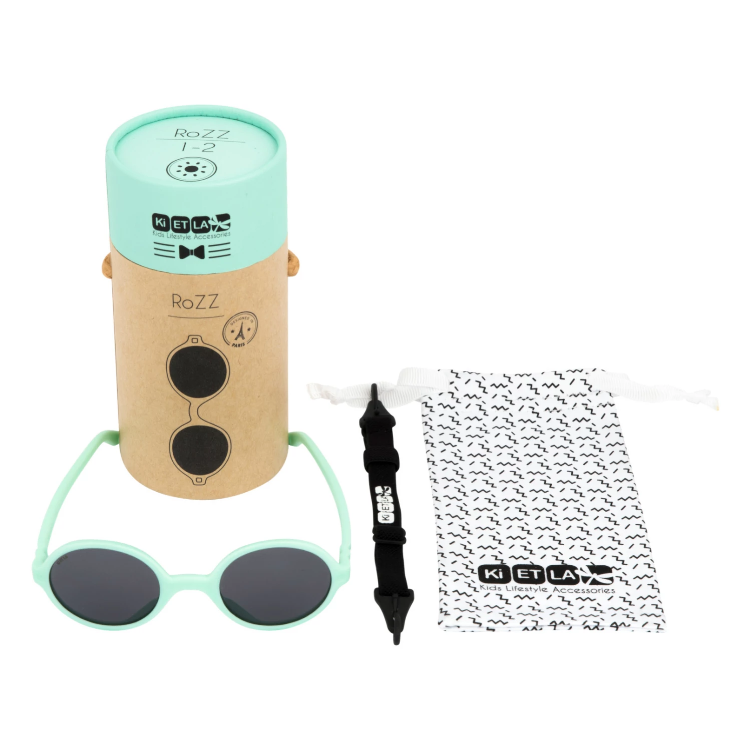 Rozz Sunglasses with Removable Strap Green water KI ET LA Fashion Baby, Children 5 Rozz Sunglasses with Removable Strap Green water KI ET LA Fashion Baby, Children - Image 5