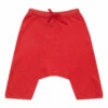 Rumex Linen and Cotton Knit Baby Trousers Red Caramel Fashion Baby
