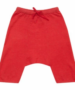 Rumex Linen and Cotton Knit Baby Trousers Red Caramel Fashion Baby
