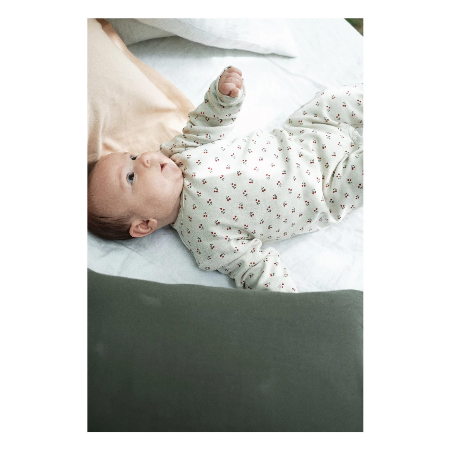 Sagebrush Organic Cotton Pyjamas Beige Poudre Organic Fashion Baby 2 Sagebrush Organic Cotton Pyjamas Beige Poudre Organic Fashion Baby - Image 2