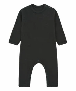 Sagebrush Organic Cotton Waffle Pyjamas Black Poudre Organic Fashion Baby