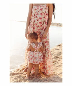 Salomé Organic Cotton Romper Ecru Louise Misha Fashion Baby -Baby Tops Elegant Store salom eacute organic cotton romper ecru louise misha fashion baby 2