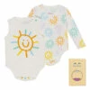 Set of 2 Organic Cotton Sun Babygrows White Stella McCartney Kids Fashion Baby