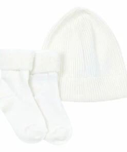 Set of Newborn Bonnets & Socks Ecru Moncler Fashion Baby 3 Set of Newborn Bonnets & Socks Ecru Moncler Fashion Baby -Baby Tops Elegant Store set of newborn bonnets socksset of newborn bonnets socks ecru moncler fashion baby 1