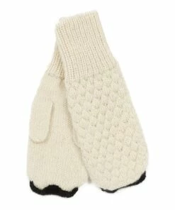 Sheep Alpaca Wool Baby Mittens Ecru Oeuf NYC Fashion Baby, Children