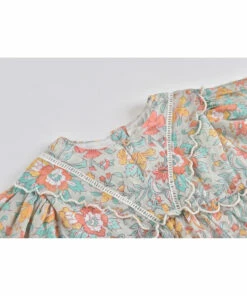 Siloé Organic Cotton Dress Blue Louise Misha Fashion Baby, Children -Baby Tops Elegant Store silo eacute organic cotton dress blue louise misha fashion baby children 3