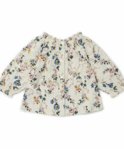 Simba Organic Cotton Muslin Blouse Ecru Bonton Fashion Baby -Baby Tops Elegant Store simba organic cotton muslin blouse ecru bonton fashion baby 2