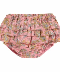 Simoune Organic Cotton Bloomers Pink Louise Misha Fashion Baby