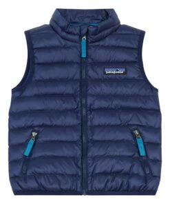 Sleeveless Down Jacket Midnight blue Patagonia Fashion Baby, Children