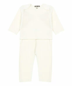 Soft Fleece 2-Piece Set Blanc/Écru Bonton Fashion Baby