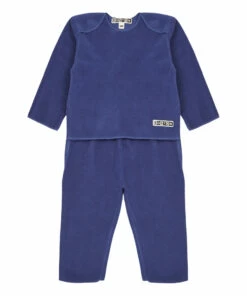 Soft Fleece 2-Piece Set Navy blue Bonton Fashion Baby