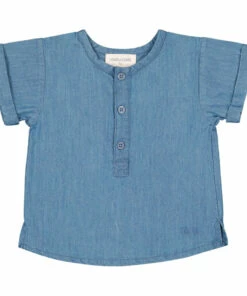 Solal Chambray Kurta Shirt Denim Louis Louise Fashion Baby, Children