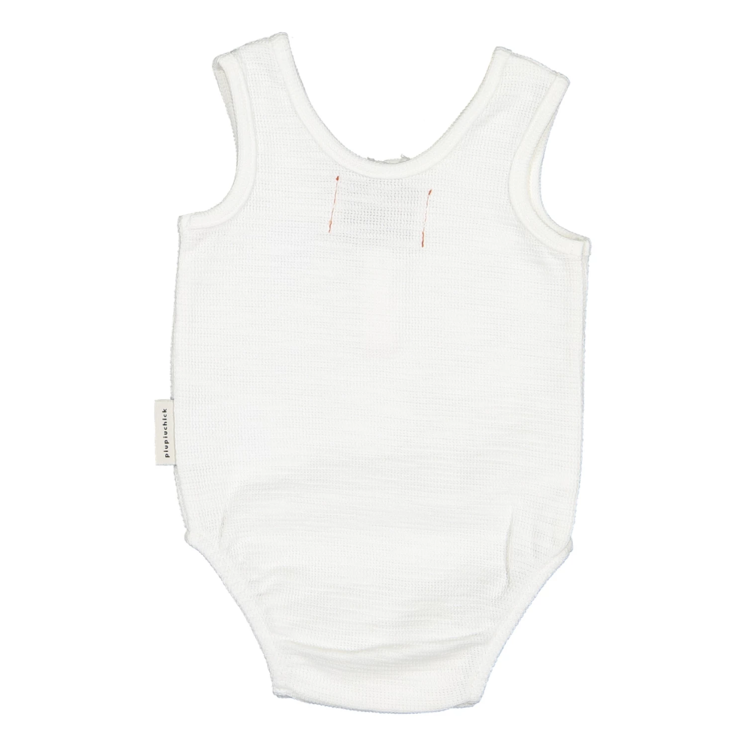 Star Babygrow White Piupiuchick Fashion Baby 2 Star Babygrow White Piupiuchick Fashion Baby - Image 2