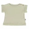 Starflower Ribbed Organic Cotton T-shirt Off white Poudre Organic Fashion Baby, Children