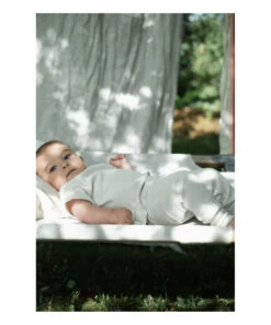 Starflower Ribbed Organic Cotton T-shirt Off white Poudre Organic Fashion Baby, Children -Baby Tops Elegant Store starflower ribbed organic cotton t shirtstarflower ribbed organic cotton t shirt off white poudre organic fashion baby children 2