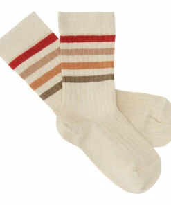 Stripe Socks Ecru FUB Fashion Teen, Baby, Children