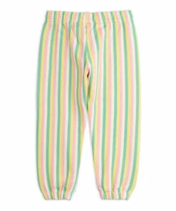 Striped Joggers Ecru Mini Rodini Fashion Baby, Children -Baby Tops Elegant Store striped joggers ecru mini rodini fashion baby children 2