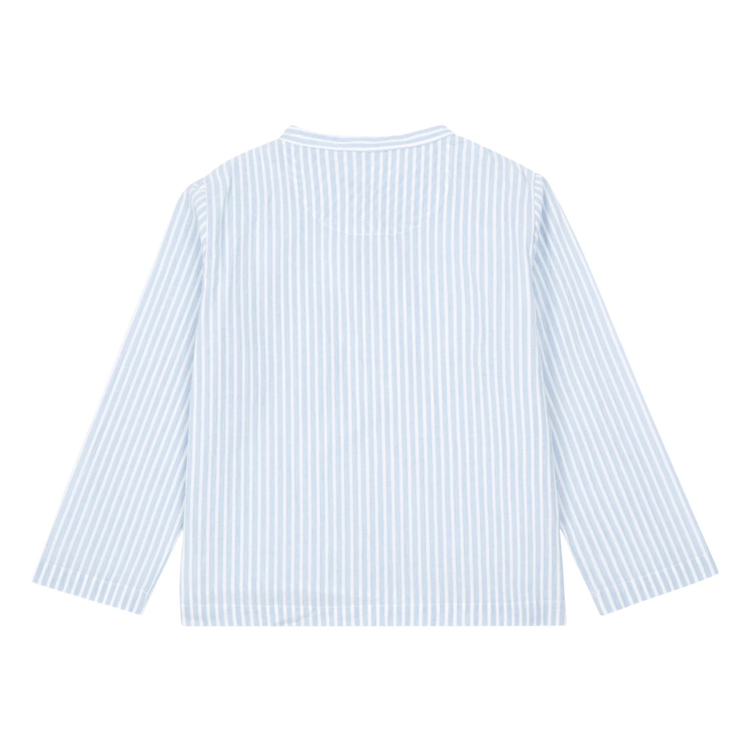 Striped Kurta Shirt Blue Zhoe & Tobiah Fashion Baby, Children 3 Striped Kurta Shirt Blue Zhoe & Tobiah Fashion Baby, Children - Image 3