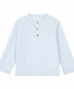 Striped Kurta Shirt Blue Zhoe & Tobiah Fashion Baby, Children