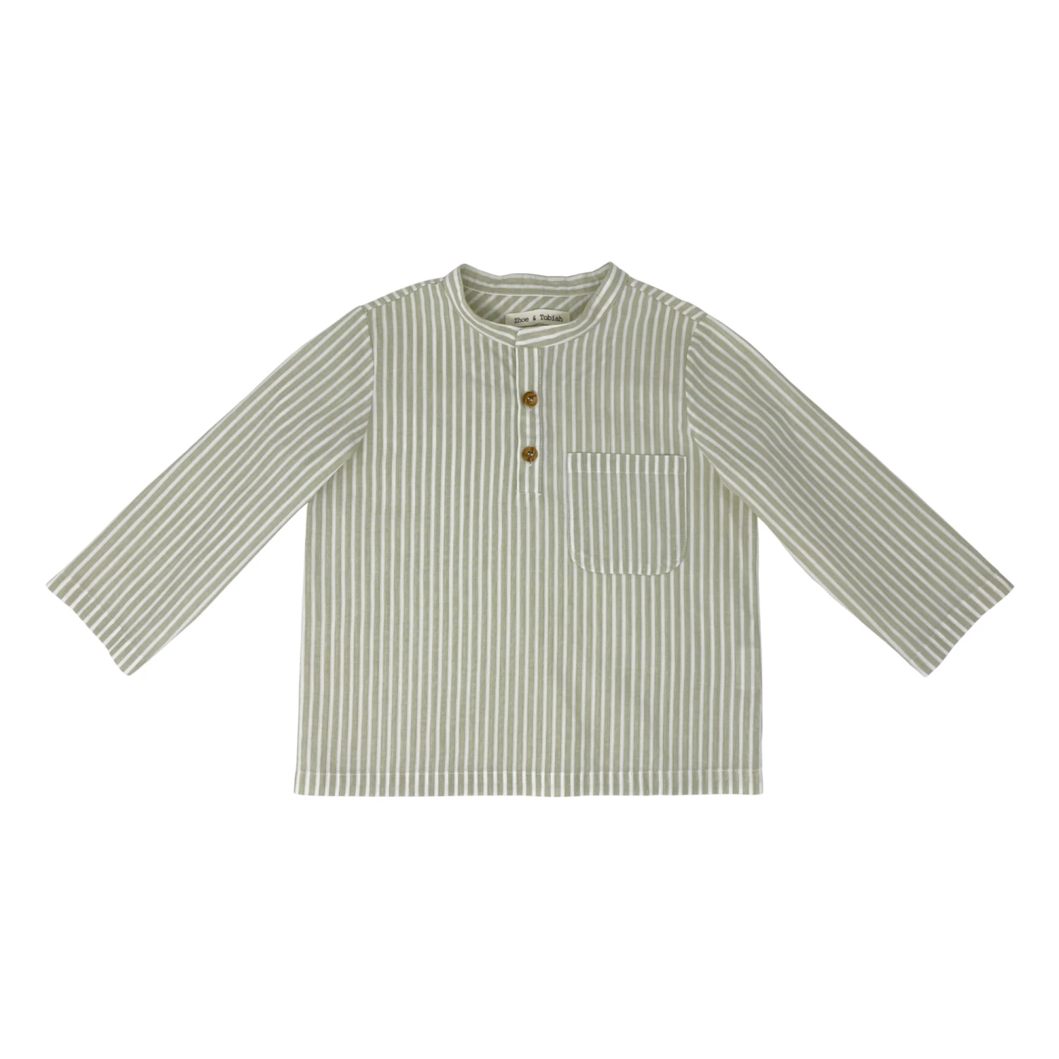 Striped Kurta Shirt Green Zhoe & Tobiah Fashion Baby, Children 1 Striped Kurta Shirt Green Zhoe & Tobiah Fashion Baby, Children