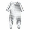 Striped Pyjamas White Petit Bateau Fashion Baby