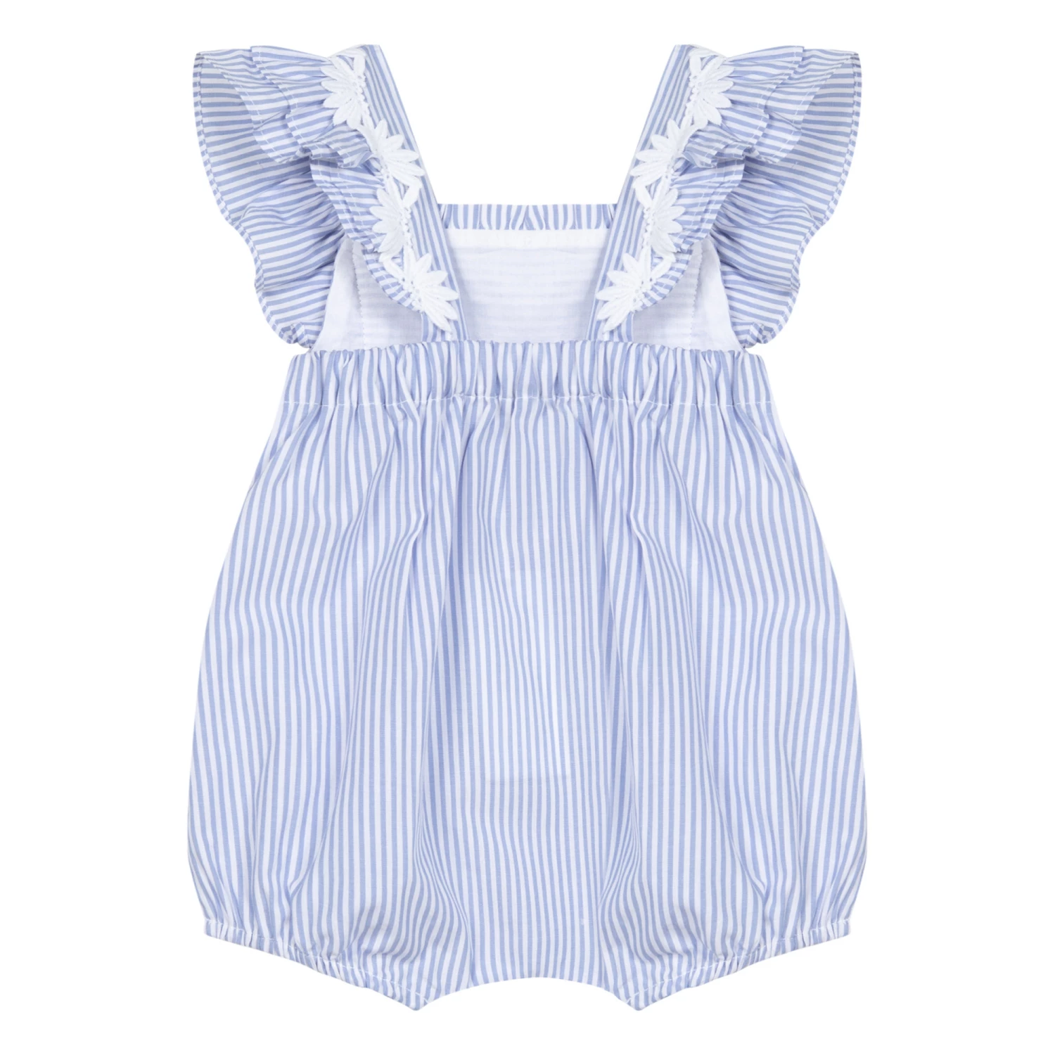 Striped Romper Light blue Tartine et Chocolat Fashion Baby 4 Striped Romper Light blue Tartine et Chocolat Fashion Baby - Image 4