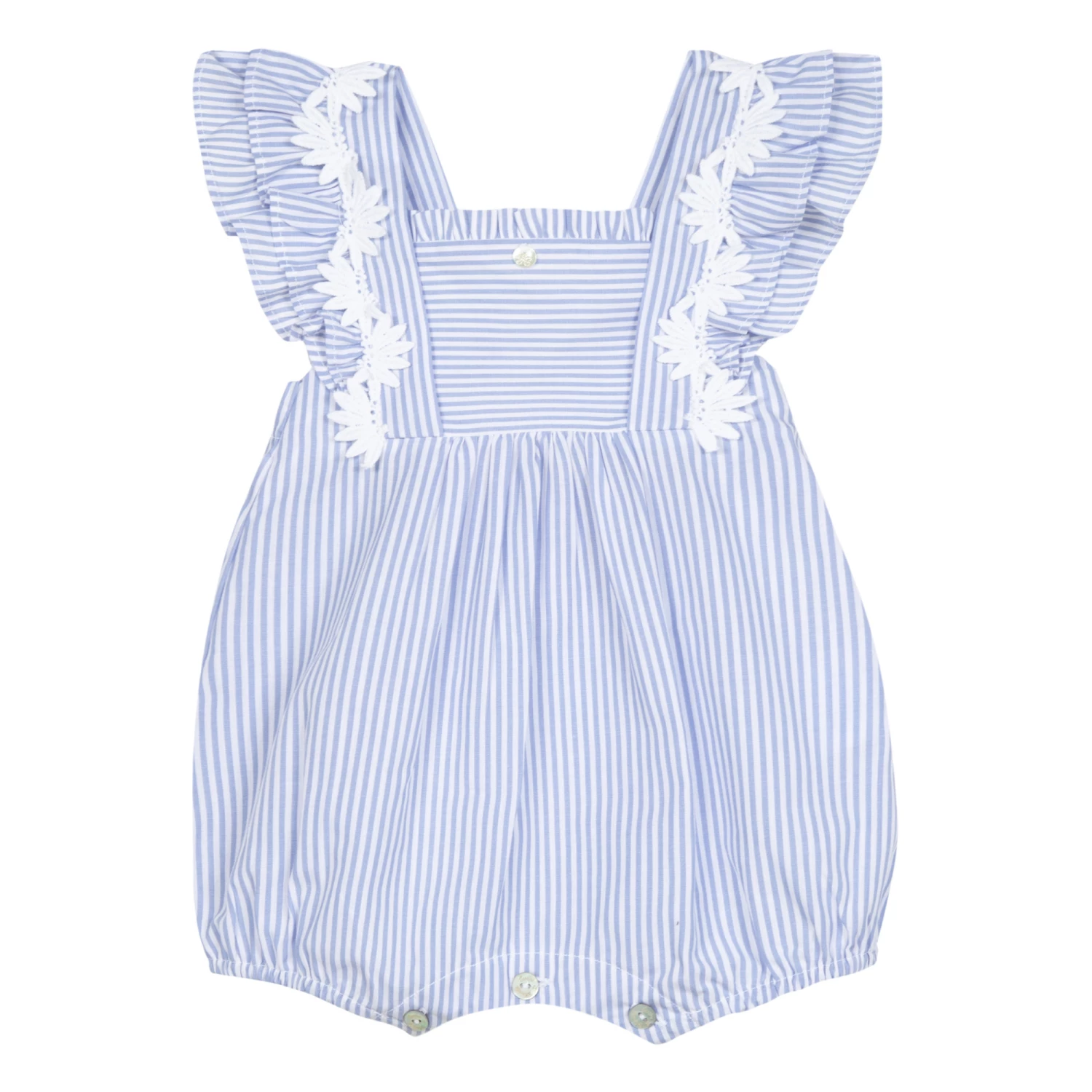 Striped Romper Light blue Tartine et Chocolat Fashion Baby 1 Striped Romper Light blue Tartine et Chocolat Fashion Baby