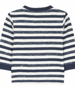 Striped T-shirt Navy blue Tartine et Chocolat Fashion Baby -Baby Tops Elegant Store striped t shirt navy blue tartine et chocolat fashion baby 3