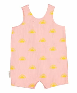 Sun Jumpsuit Pale pink Piupiuchick Fashion Baby -Baby Tops Elegant Store sun jumpsuit pale pink piupiuchick fashion baby 3