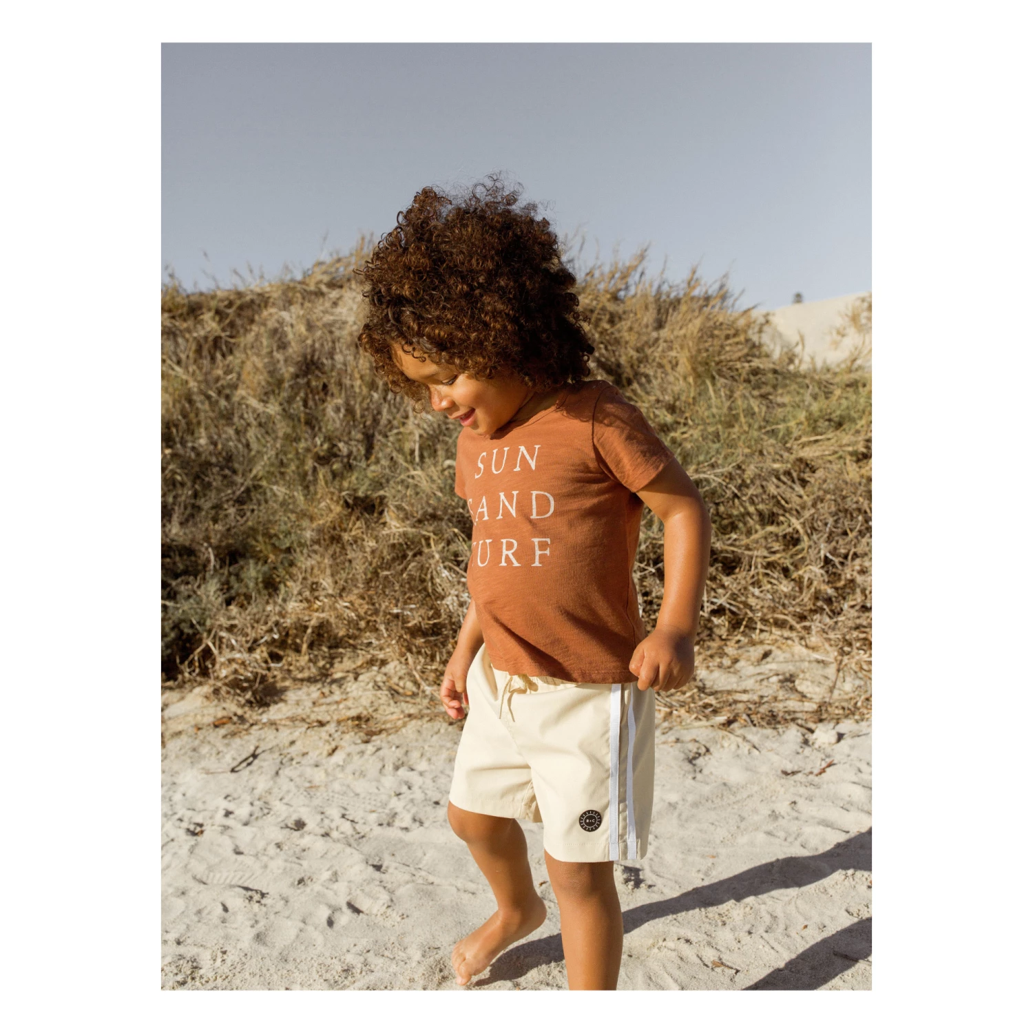 Sun Sand Surf T-Shirt Ochre Rylee + Cru Fashion Baby, Children 2 Sun Sand Surf T-Shirt Ochre Rylee + Cru Fashion Baby, Children - Image 2