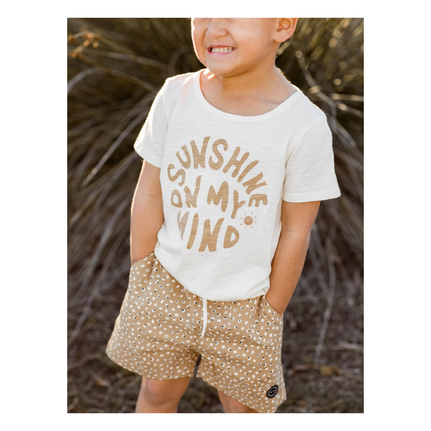Sunshine On My Mind T-Shirt Off white Rylee + Cru Fashion Baby, Children 4 Sunshine On My Mind T-Shirt Off white Rylee + Cru Fashion Baby, Children - Image 4