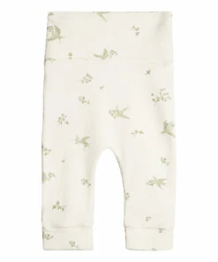 Swallows Cotton Jersey Leggings Pale green garbo&friends Fashion Baby