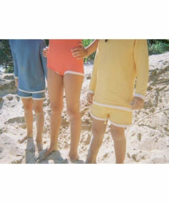 Swimsuit - Kids’ Collection - Coral Zulu & Zephyr Fashion Baby, Children -Baby Tops Elegant Store swimsuit kids rsquo collection coral zulu zephyr fashion baby children 3