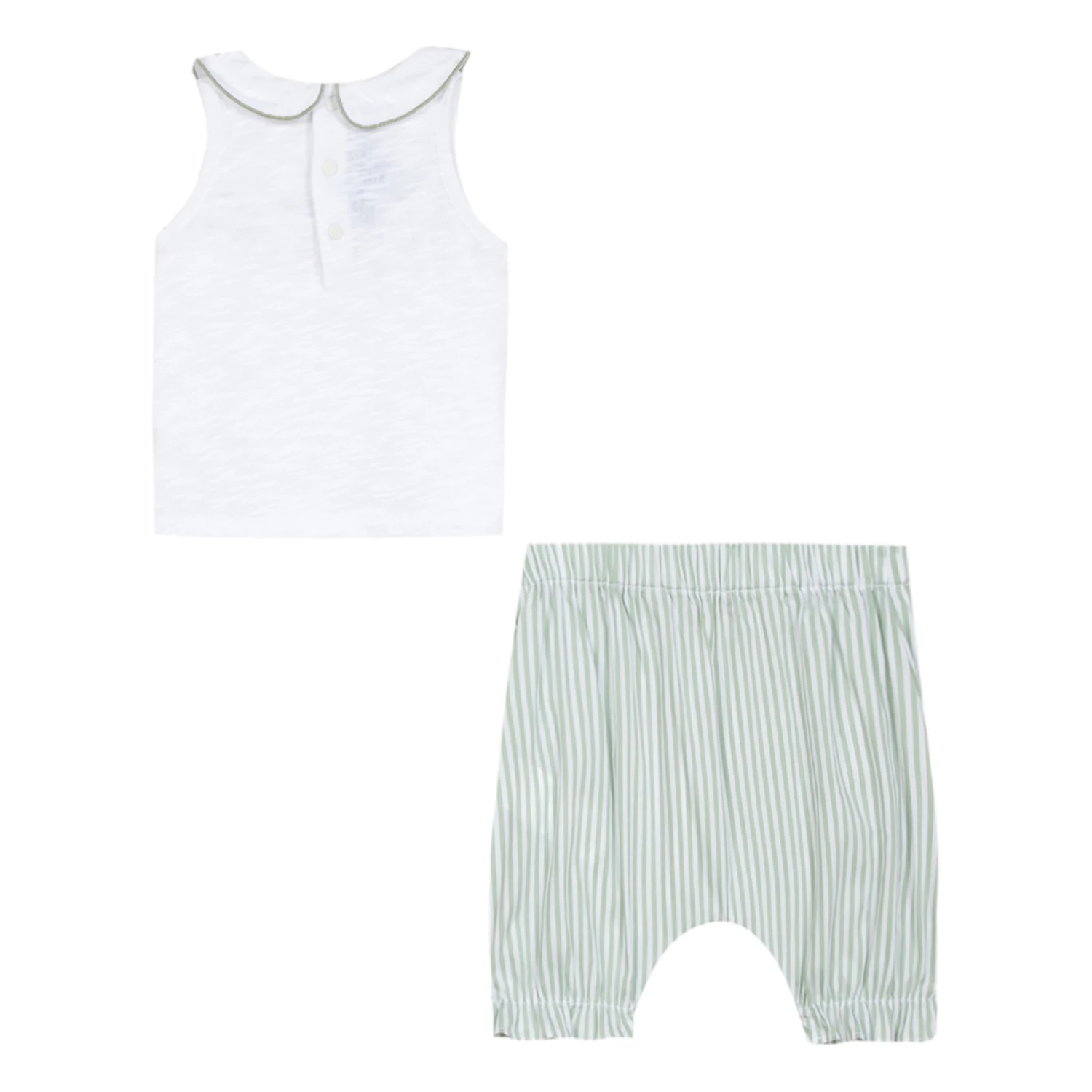 T-shirt + Bloomers Green water Tartine et Chocolat Fashion Baby 4 T-shirt + Bloomers Green water Tartine et Chocolat Fashion Baby - Image 4